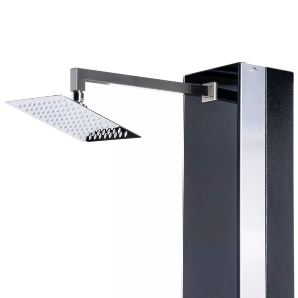 IDEAL Eichenwald Gartendusche Kuba SOLAR | ohne Plattform