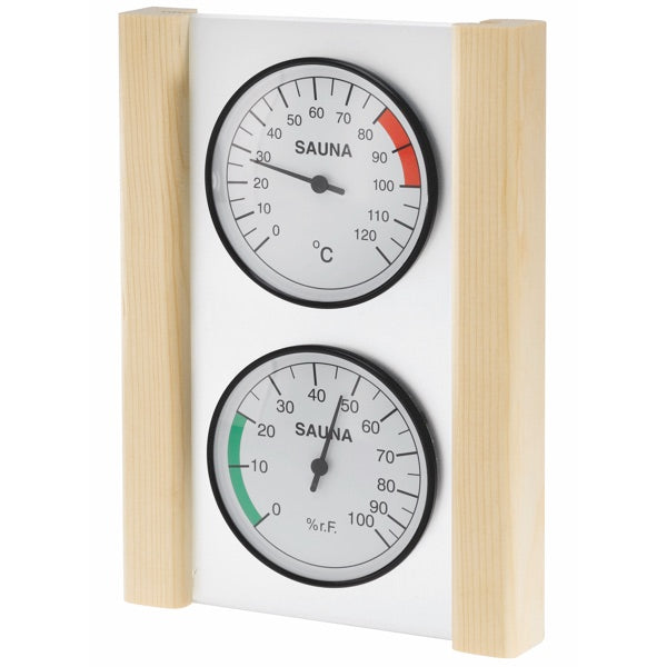 Sauna Thermometer / Hygrometer | "duo wood"