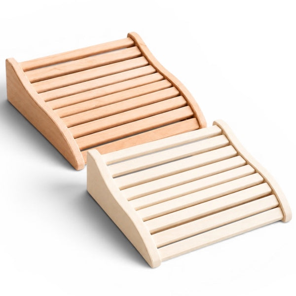 Sauna Kopfstütze "Wave L" | Erle oder Espe