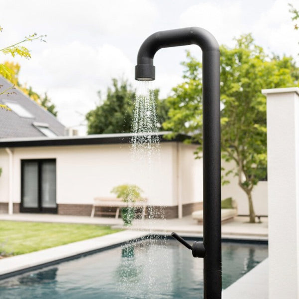 JEE-O Dusche Soho 02 | Hammerbeschichet schwarz matt