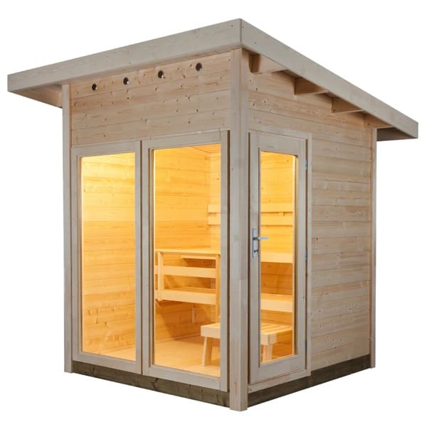 Außensauna Harvia Solide Compact Vision