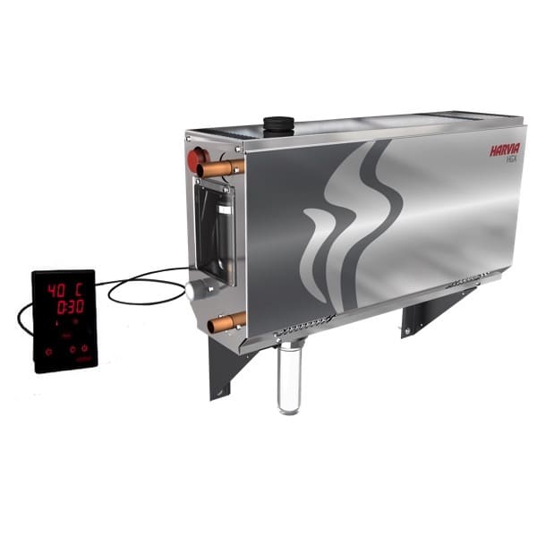 Harvia Dampfgenerator Helix mit Xenio Wifi Bedienfeld