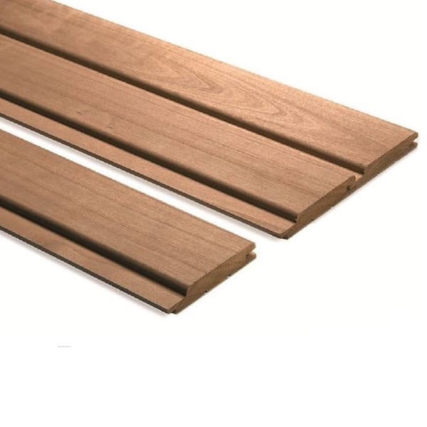 SAUNAPROFILHOLZ. Profilholz Thermo Espe. A-Sortierung - mit eckigen Kanten Thermo Espe-Saunaprofilholz ist ein klassisches dunkles Holz in feiner Optik mit geringer Wärmeleitfähigkeit und ideal geeignet für den Saunabau. Dieses Espen Saunaprofilholz ist extra thermisch behandelt (keilgezinkt) wodurch das Holz seine aussergwöhlich dunkle Farbe erhalten hat und Ihrer Saunakabine mit den tweils unterscheidlich dunklen Farbverläufen ein extravagantes Erscheinungsbild gibt.