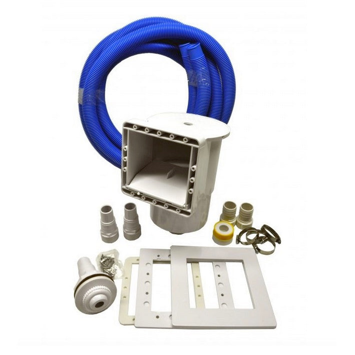 Kinderbadebecken Pool Set, 90cm Tief | 4 Größen | Stahlwandpool