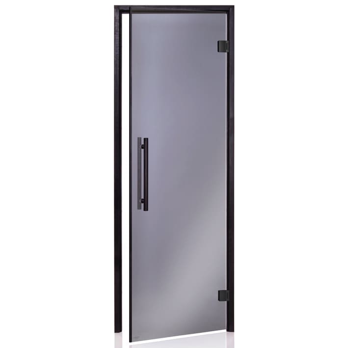 Saunatür "Lux Light" Black | 7 x 19 G