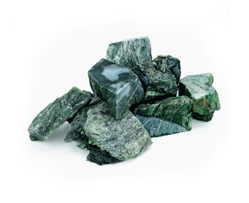 Saunasteine Nephrit  | Körnung 7-15 cm | 15 kg