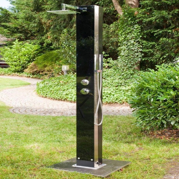 IDEAL Eichenwald Gartendusche Kuba SOLAR | ohne Plattform
