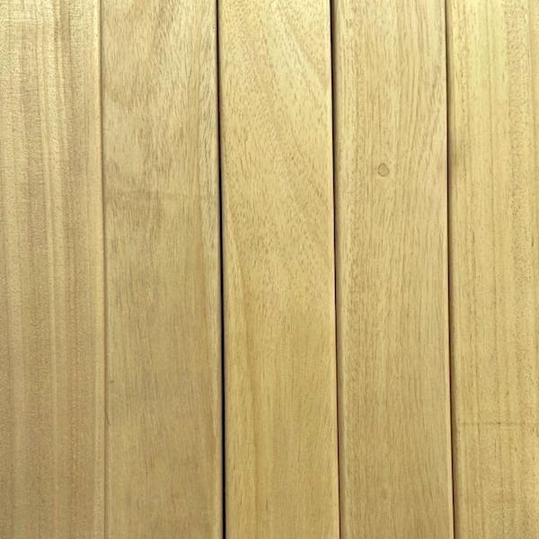 Abachi Saunabanklatten 25 x 80mm | B-Sort. | L: 40 bis 100 cm