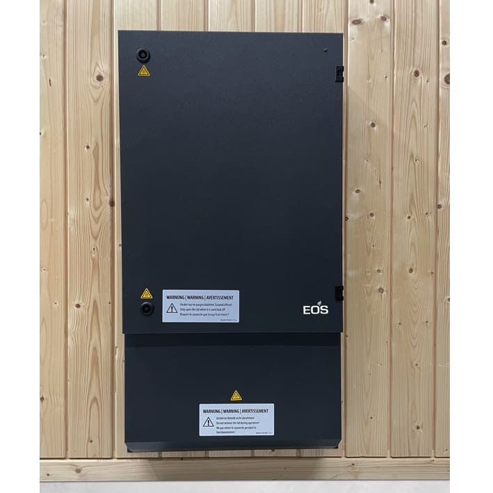 Der EOS UV-Clean reinigt die Zuluft der Sauna von verschiedensten infektiösen Belastungen ( z. B. Viren, Keimen und Bakterien, sowie anderen Aerosolen).  Die Außenluft über integrierte Ventilatoren angesaugt und mittels des hochwirksamen UV-C Lichtes gereinigt, bevor die Luft in die Kabine strömt. 