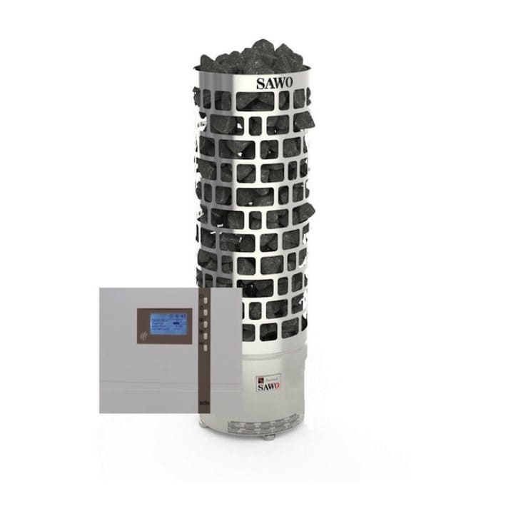 Der Säulenofen Ari als platzsparendes Wandmodell erhältlich mit der Steuerung Econ D3 von EOS. Innovative Technik: Saunaofen Leistung: 9kW Mantel aus Edelstahl Gleichmäßige Abstrahlung der Wärme in alle Richtungen Durch gezielte Wasserzugabe im unteren oder oberen Bereich des Ofens lässt sich der Dampfstoß mild oder kräftig ausführen Schraubfüße zur optimalen Ausrichtung