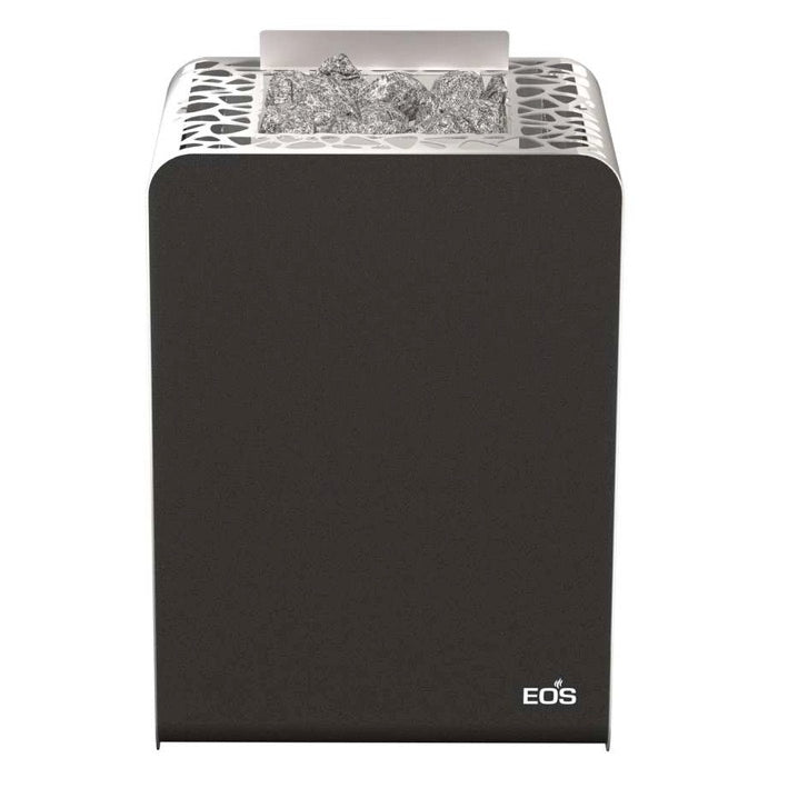 Der neue Wandofen mit innovativem Design.  Perfekt geeignet für kleine bis mittlere Saunakabinen.  Der neue EOS Organic W besticht mit seinem einzigartigen futuristischen Design. Inspiriert von den organischen Formen der Natur ist ein modernes Saunaofendesign entstanden, welches sich vollständig vom eckigen Formenkodex loslöst.  Die asymmetrischen Ausschnitte in der Abdeckung  sorgen nicht nur für eine optimale Luftkonvektion, sondern geben dem Saunaofen sein einzigartiges Design.