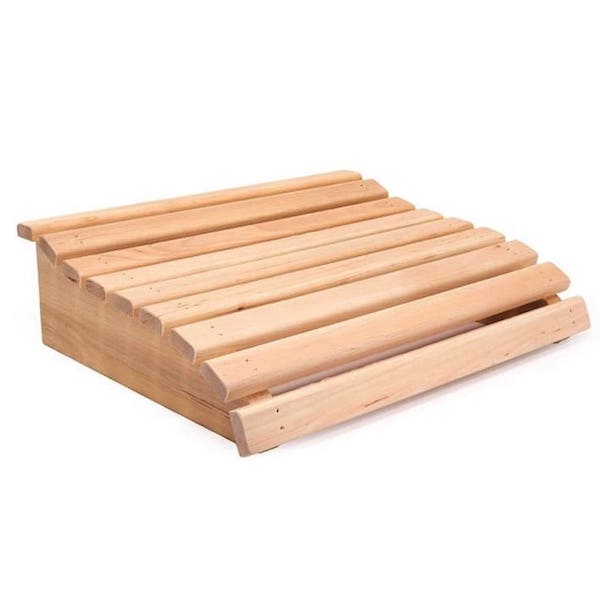 Ergonomische Sauna Kopfstütze Schwarzerle "M"